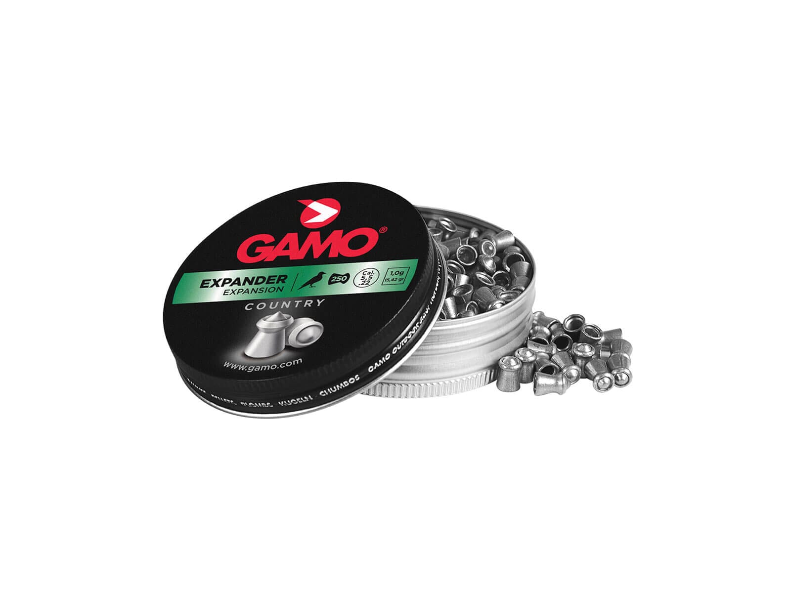 Gamo Expander hagl 250 stk, 4,5 mm 0,49 g. Luftgevær Gamo 