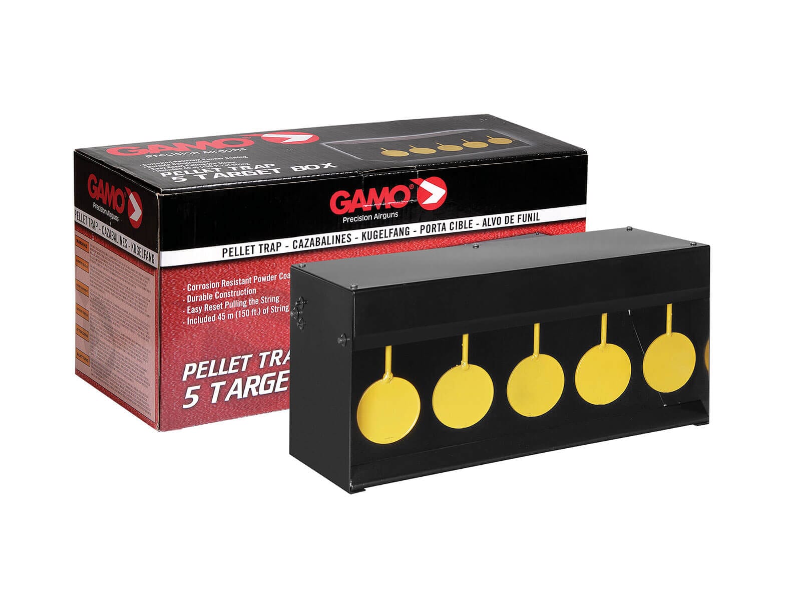 Gamo - Pellet Trap 5 Mål M/Magnet Luftgevær Gamo 