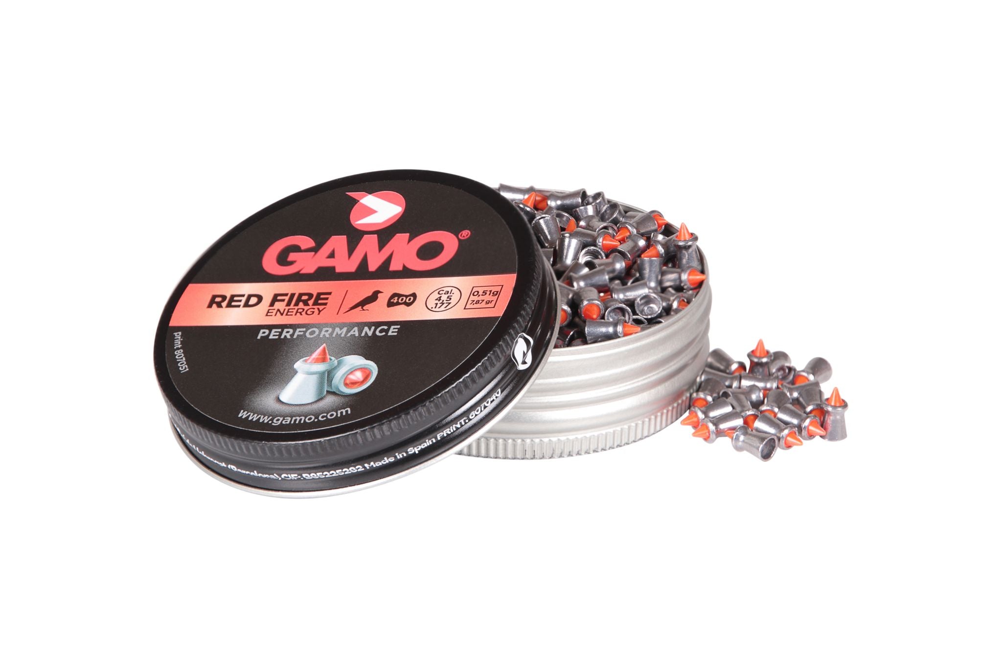 Gamo - Red Fire 4,5 mm 125 stk. Luftgevær Gamo 400 stk. 