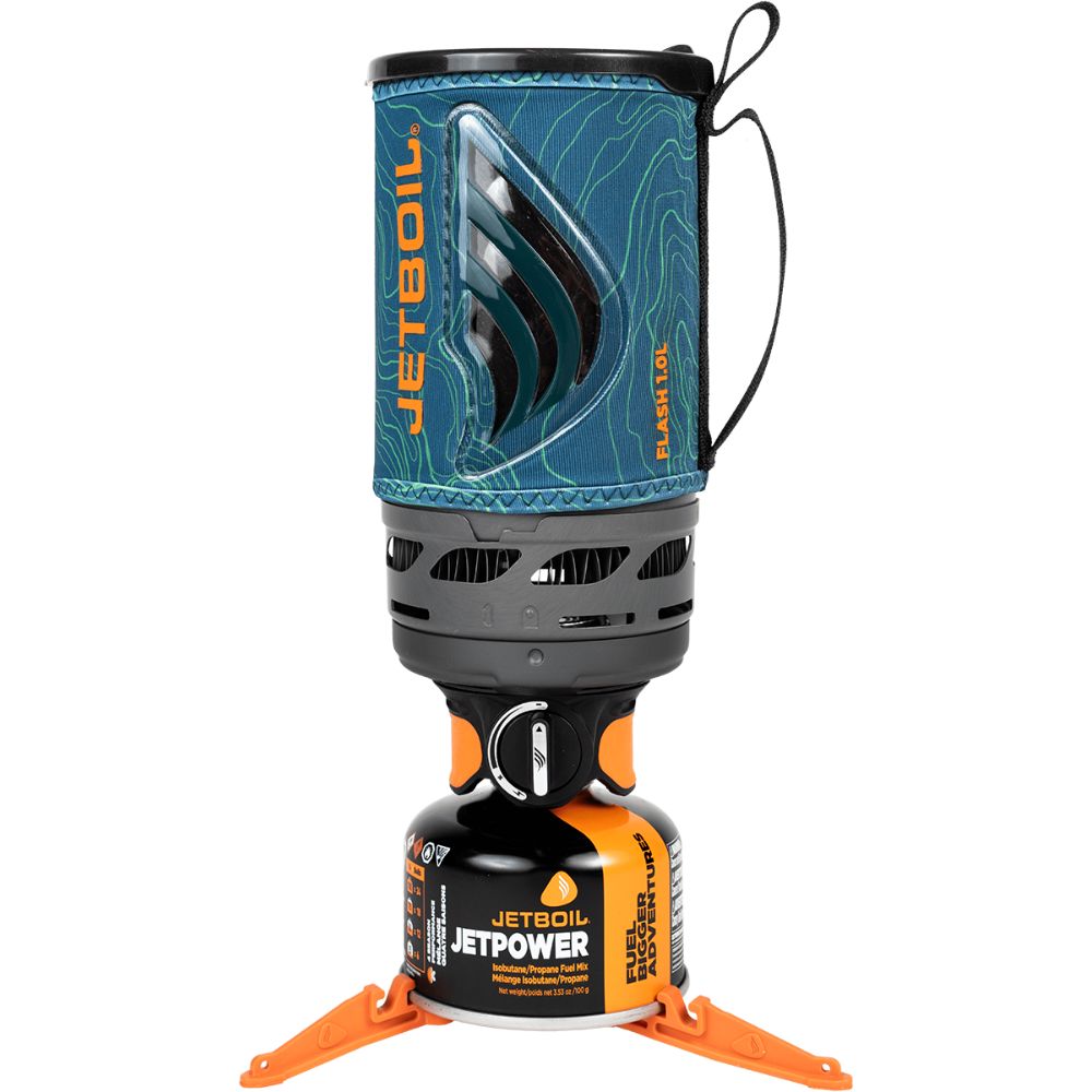 Jetboil Flash 1.0L (2.0) brænder Jet Boil Ocean Topo 