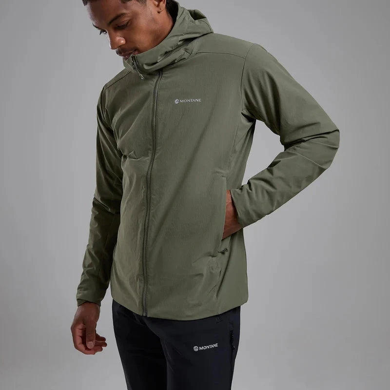 Montane - Men's Khamsin Hooded Softshell Jacket Jagtjakke / Outdoor jakke / Jagttøj Montane 