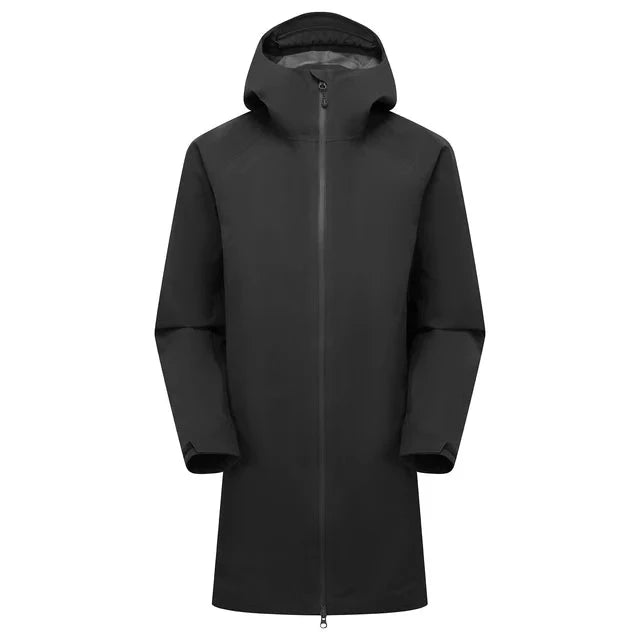 Montane - Women's Spirit Long Waterproof Jacket Outdoor jakke Montane Midnight Grey S 