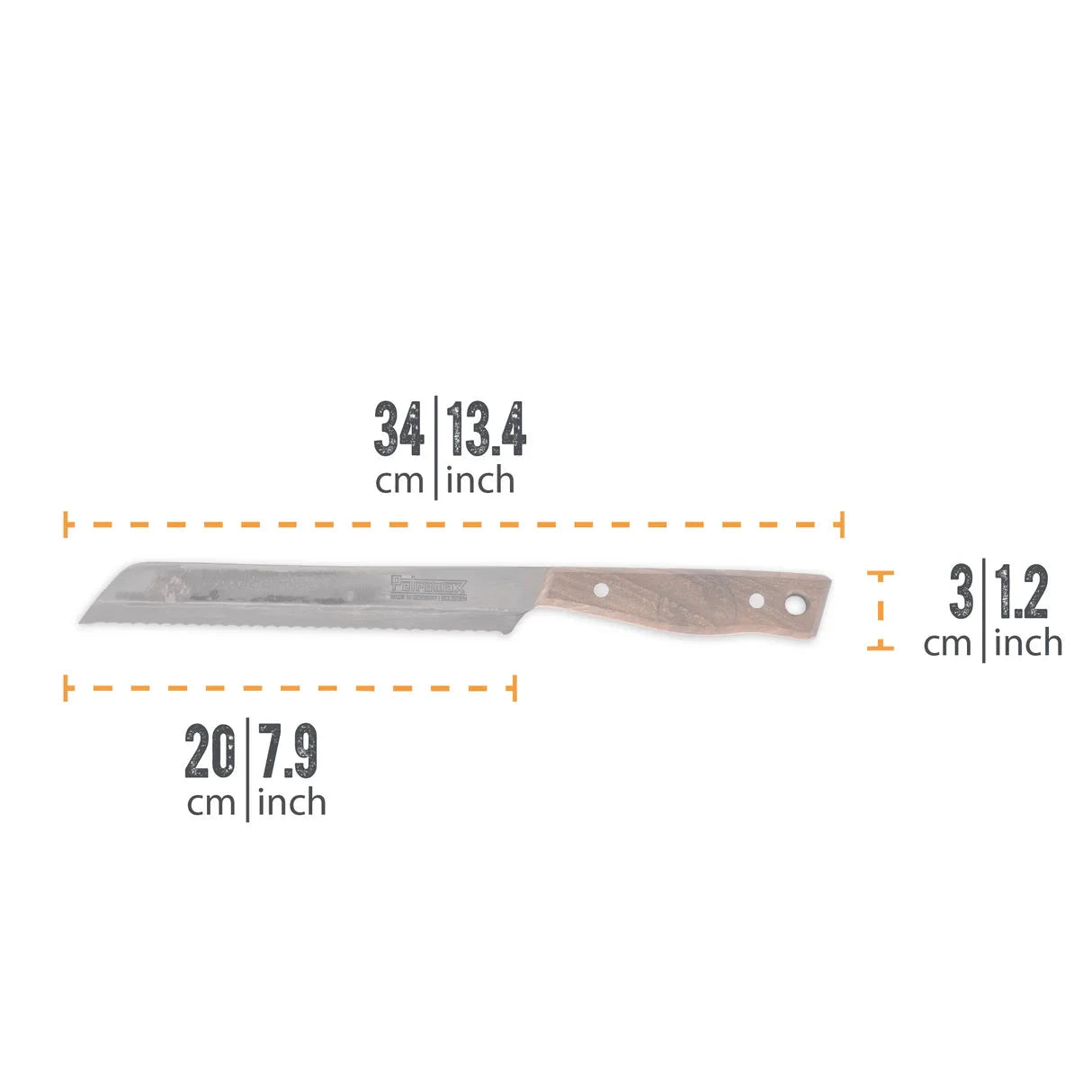 Petromax - Bread Knife 20 cm Outdoor udstyr Petromax 
