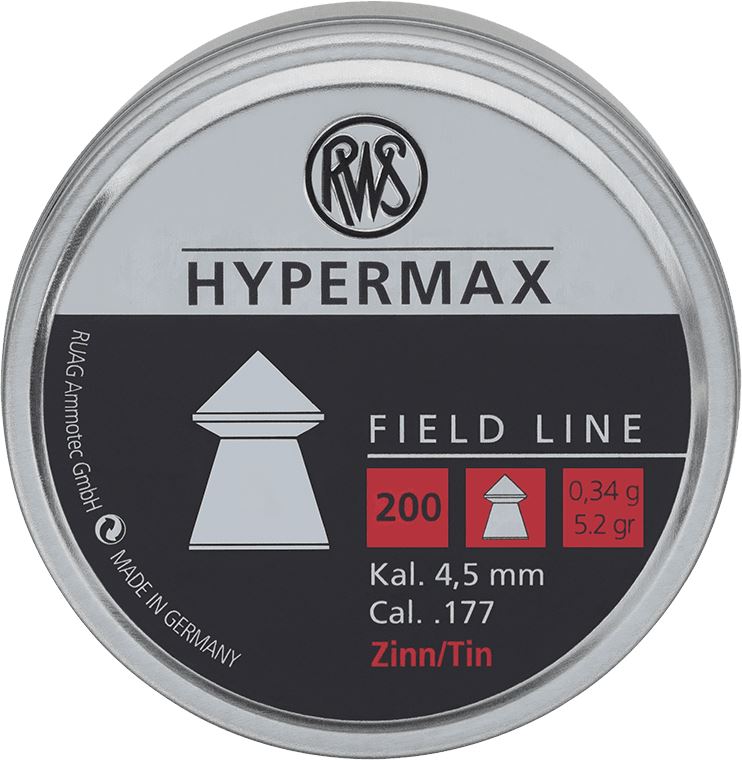 RWS - Field-L Hypermax 4.5 - 0.34g Luftgevær RWS 