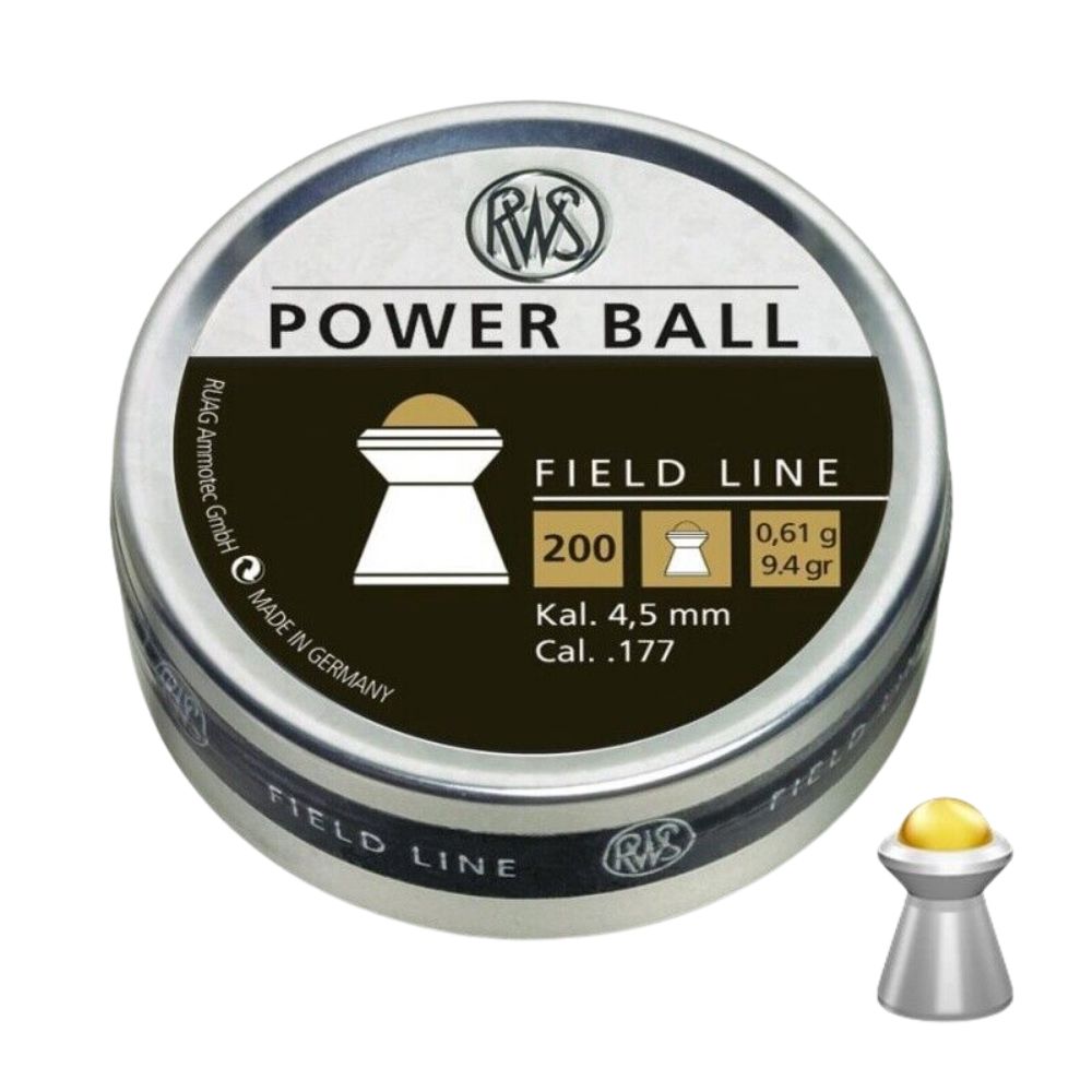 RWS - Field-L Pow Ball 200 stk. - 4.5 mm Luftgevær RWS 
