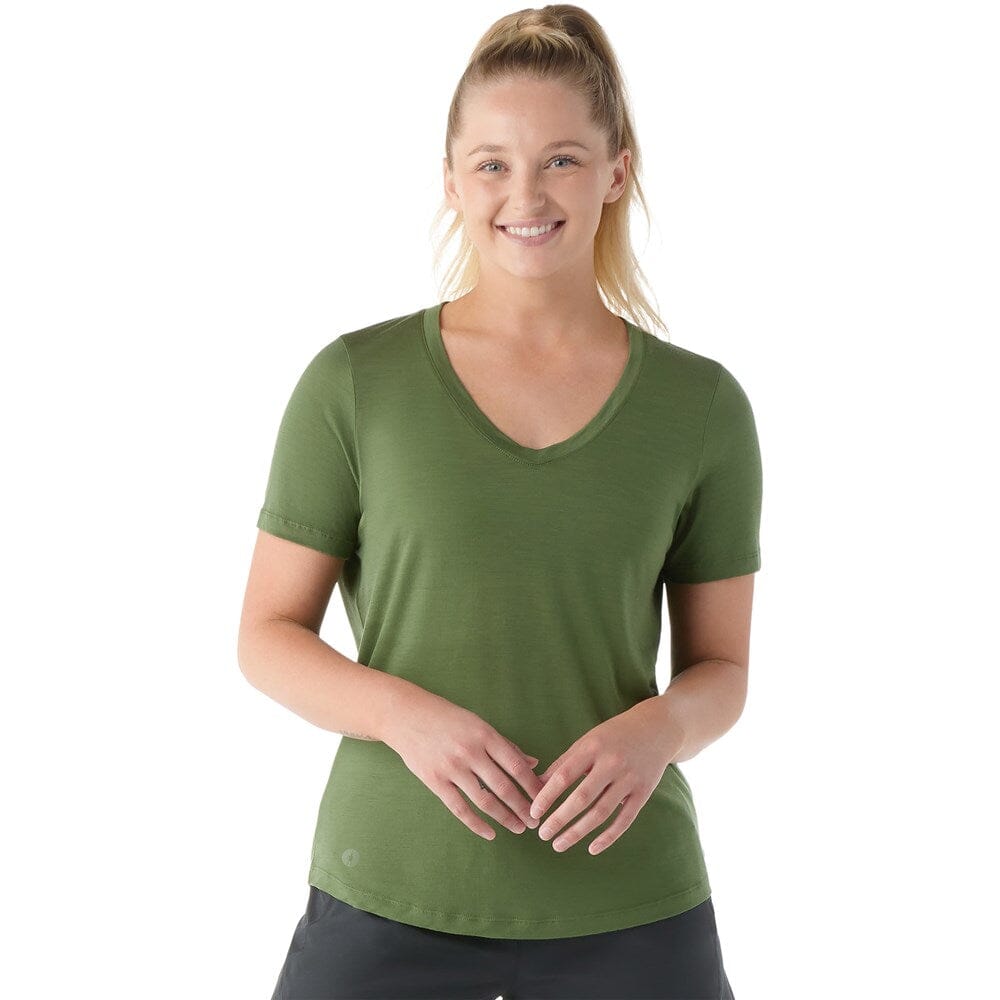 Smartwool - Women's S/S Active Ultralight V-Neck Tee T-shirts Smartwool 