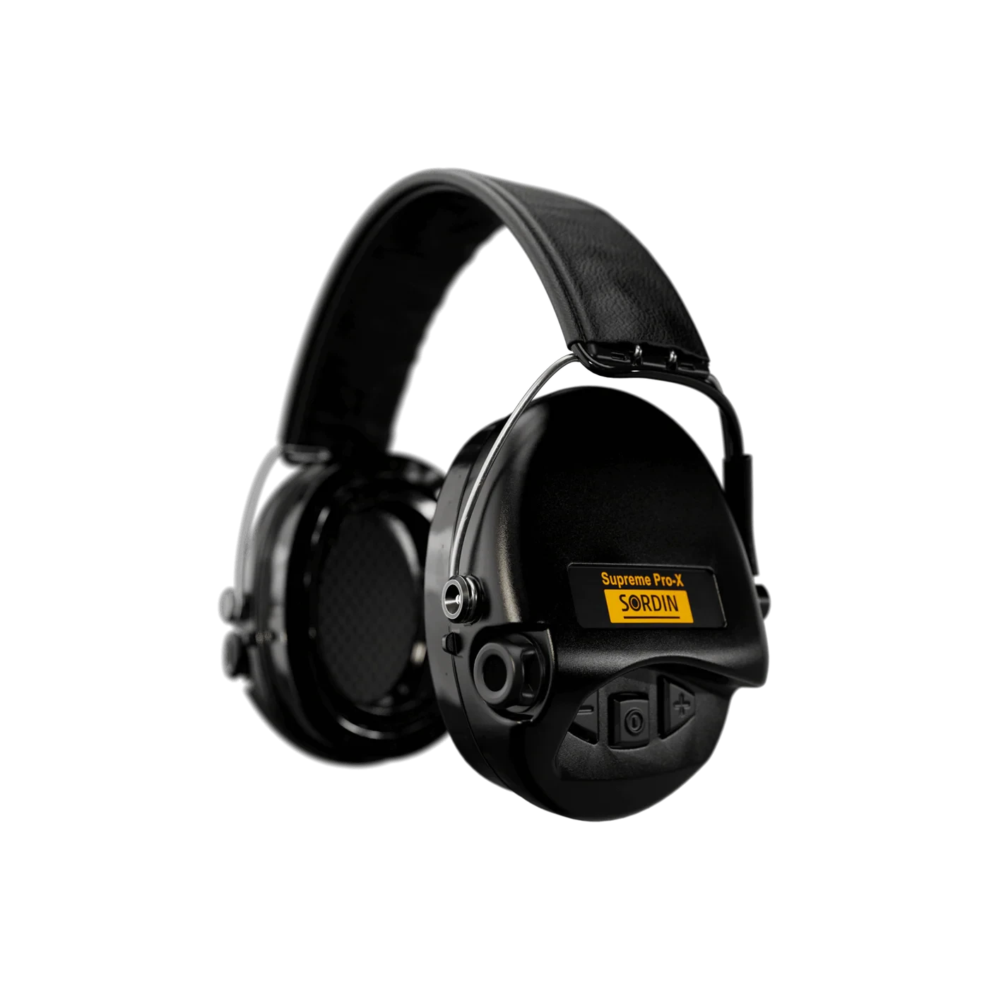 Sordin - Supreme Pro-X LED - Black/Black Leather Høreværn Sordin 