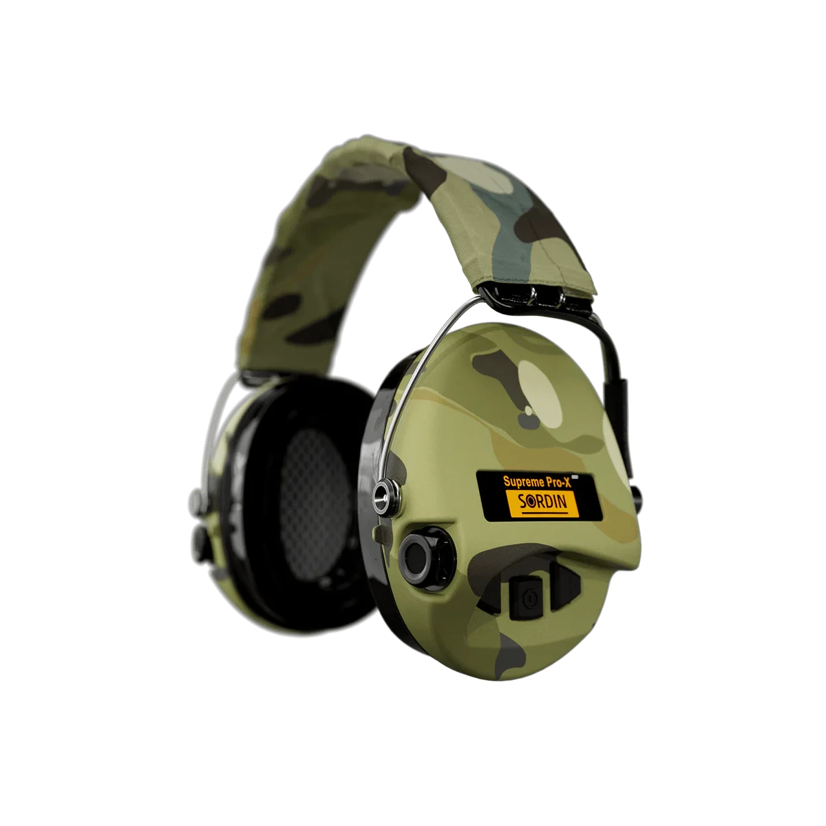 Sordin - Supreme Pro-X LED - Camo/Camo Høreværn Sordin 