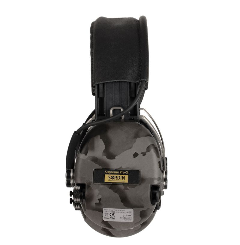 Sordin - Supreme Pro X LED – Night Camo – Limited Edition Høreværn Sordin 