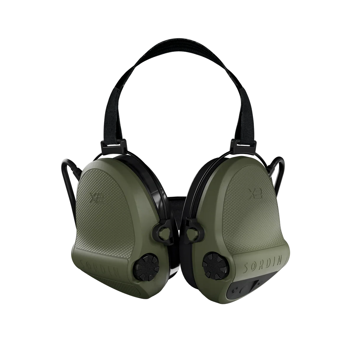 Sordin - X2 - Leather Headband - Gel - Green Høreværn Sordin 