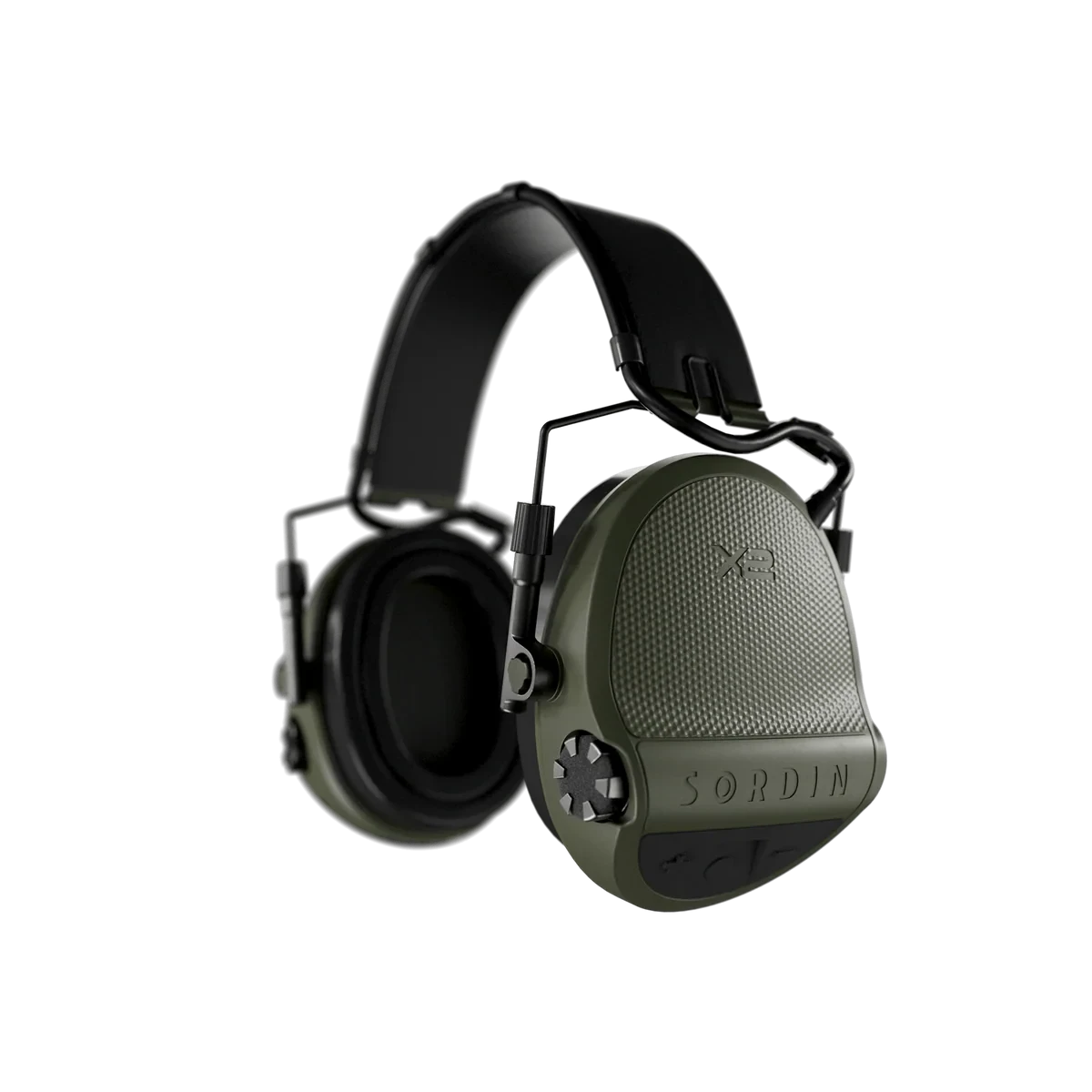 Sordin - X2 - Leather Headband - Gel - Green Høreværn Sordin 