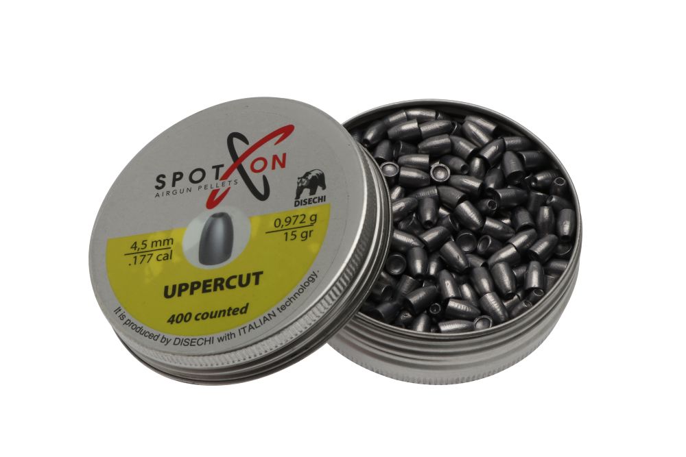 Spoton - Upper Cut - 4,5 mm - PCP hagl - 400 stk. Luftgevær Spoton 