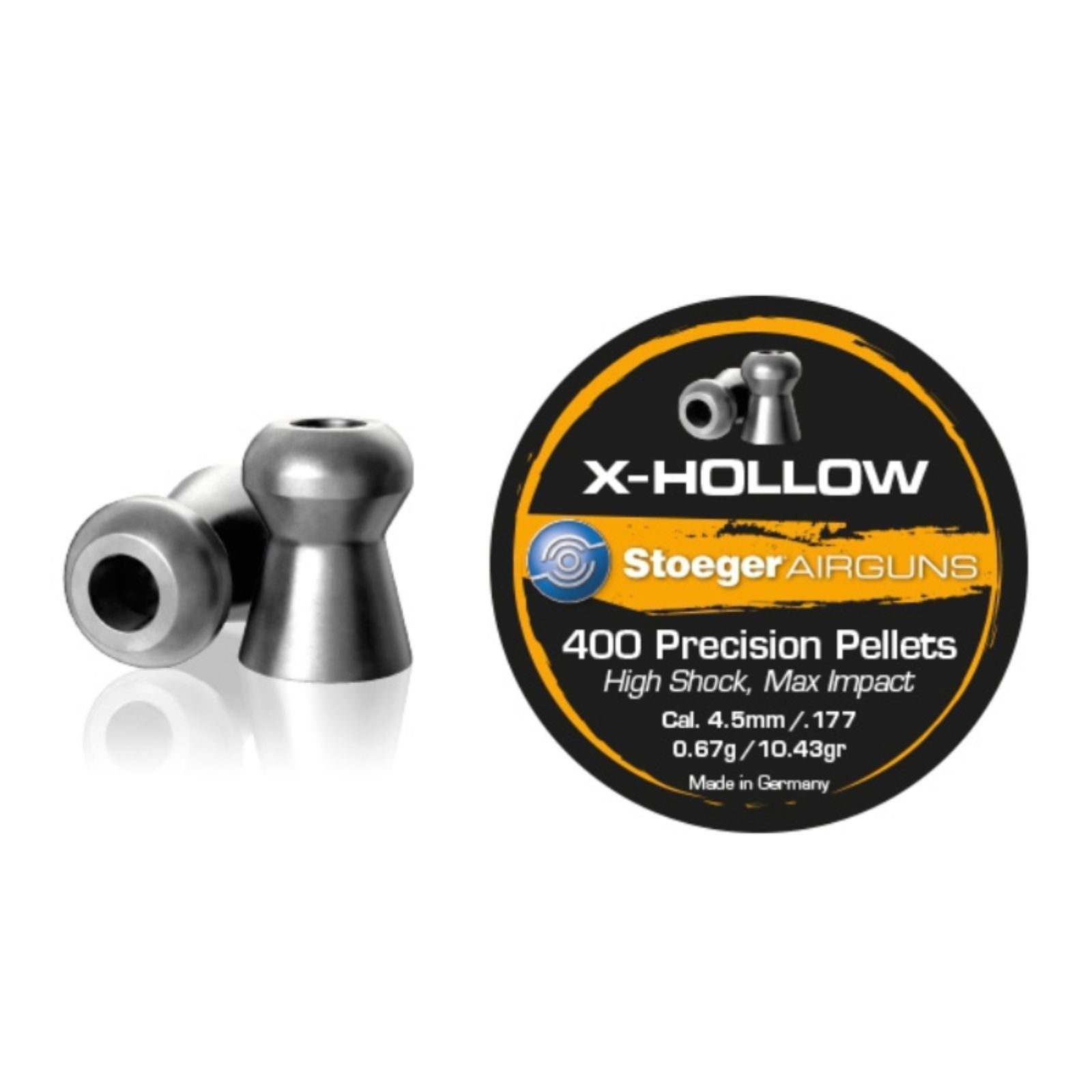 Stoeger - X-Hollow - 4,5mm - 0,56g - 400 stk Hagl Stoeger 