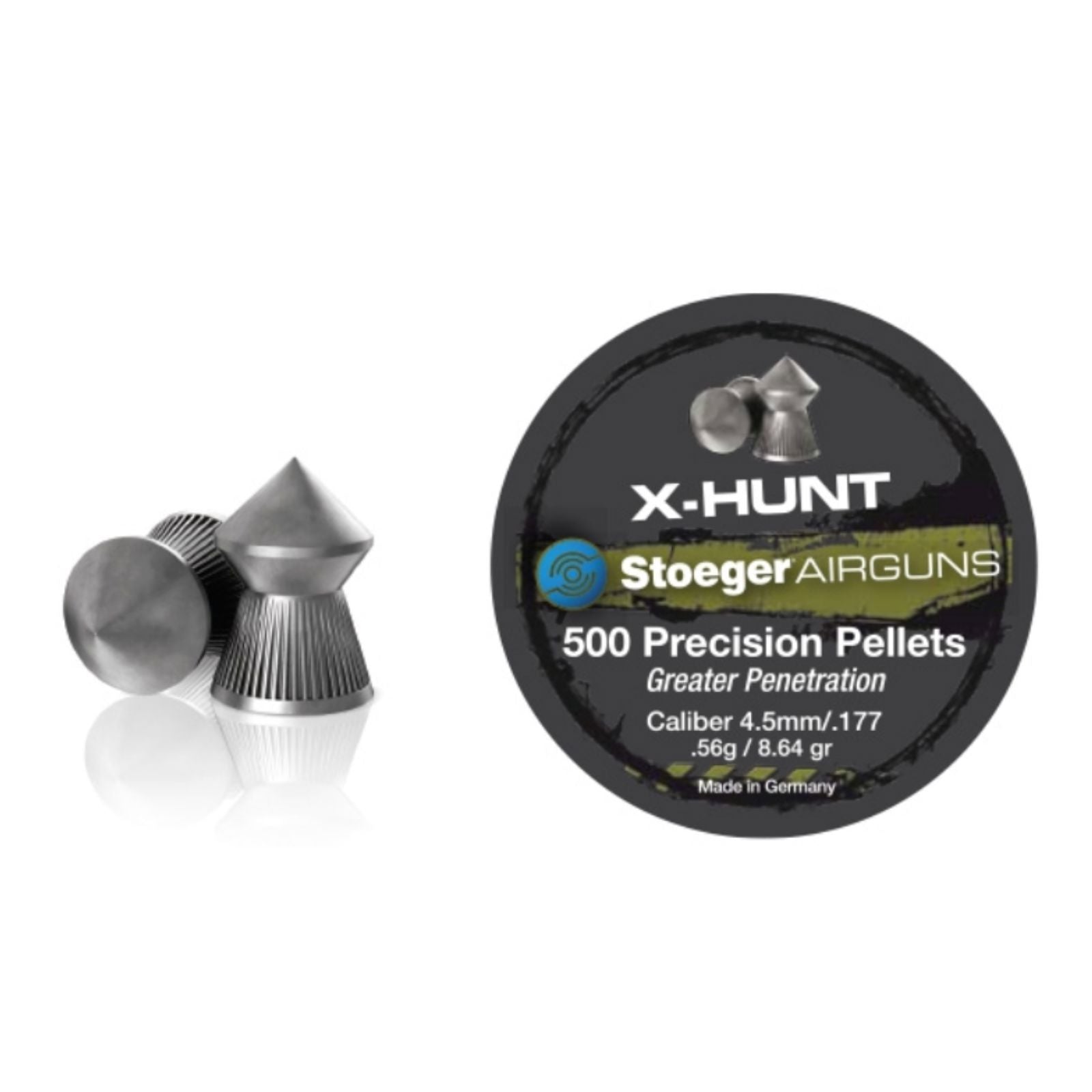 Stoeger - X-Hunt Point - 4,5mm - 0,56g - 500 stk Luftpistol Stoeger 