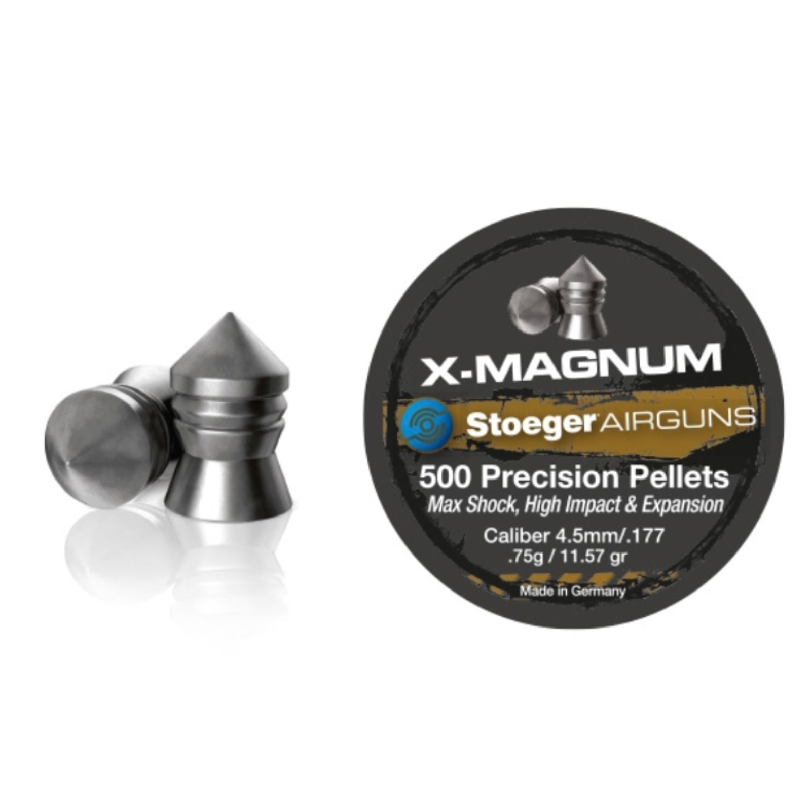 Stoeger - X-Magnum - 4,5mm - 0,75g - 300 stk Hagl Stoeger 
