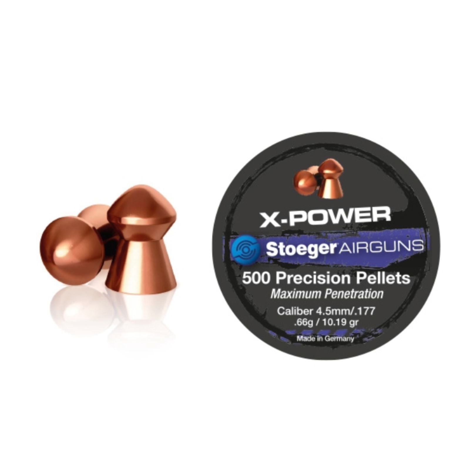 Stoeger - X-Power - 4,5mm - 0,66g - 500 stk Hagl Stoeger 