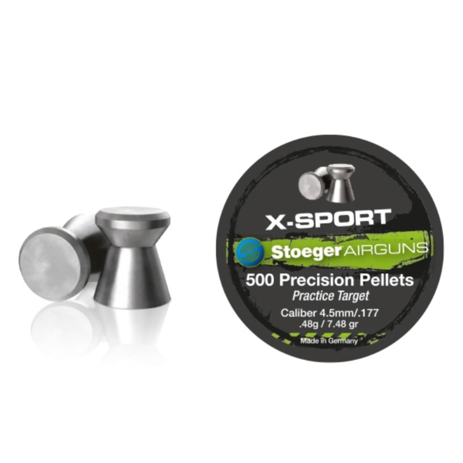Stoeger - X-Sport Flat - 4,5mm - 0,48g - 500 stk Luftpistol Stoeger 