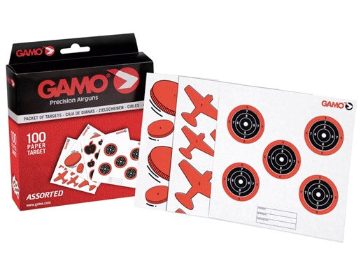 Gamo skydeskiver med div. motiver Luftgevær Gamo 