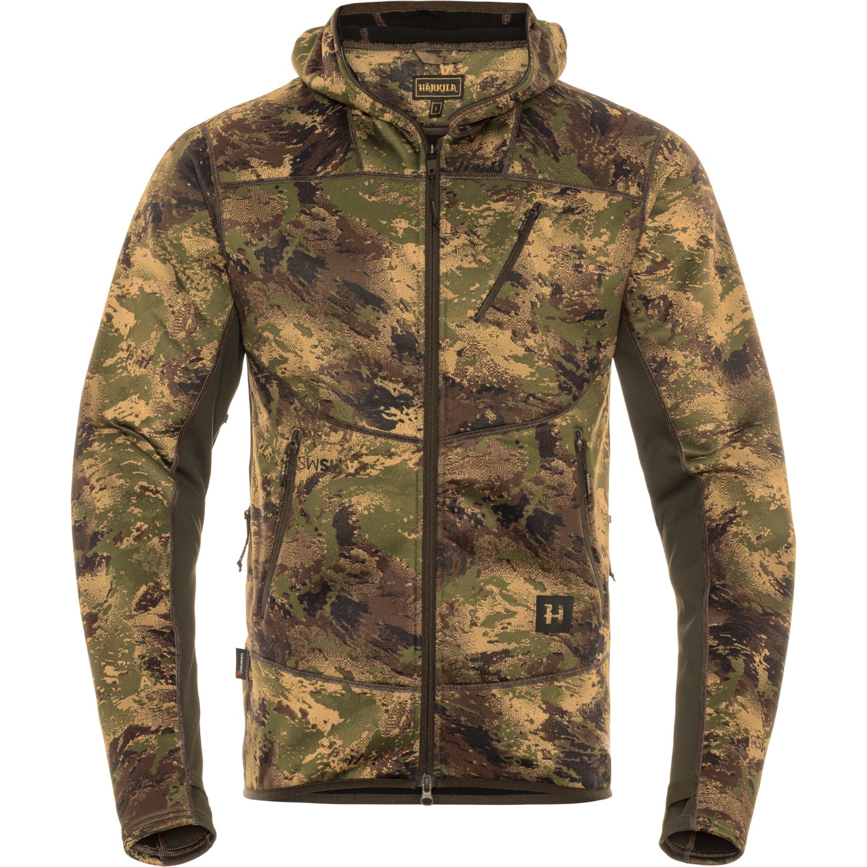 Härkila - Deer Stalker camo fleece hoodie Jagttrøjer / Outdoor trøje Härkila AXIS MSP®Forest green S 
