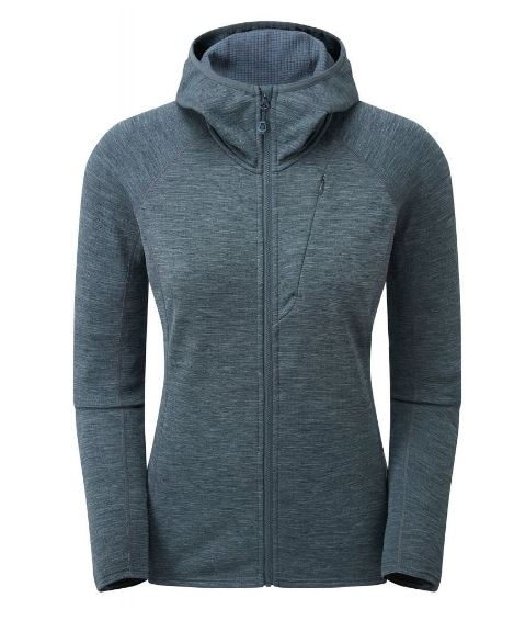 Montane - Fem Protium Lady Trøje Med Hætte Jagtjakke / Outdoor jakke / Jagttøj Montane Astro Blue 38 