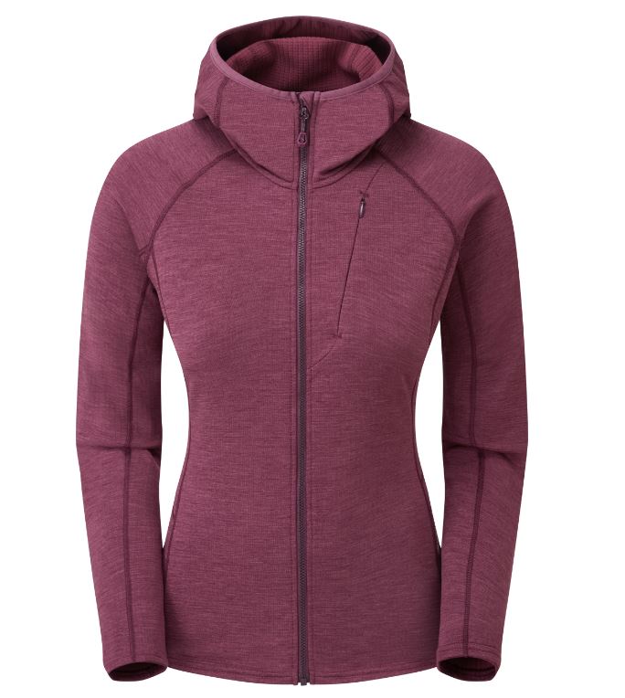 Montane - Fem Protium Lady Trøje Med Hætte Jagtjakke / Outdoor jakke / Jagttøj Montane Wineberry 38 